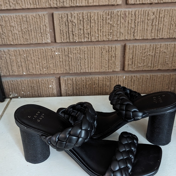 A New Day Black braided sandals - Picture 5 of 5